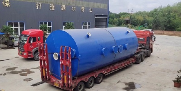 义马市水务公司400T/H一体化净水设备安装调试完成 出水达标